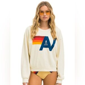 Aviator Nation Logo Crew Sweatshirt